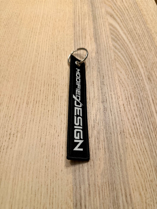 MD Slash Black Keychain