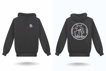 Black Palm Hoodie