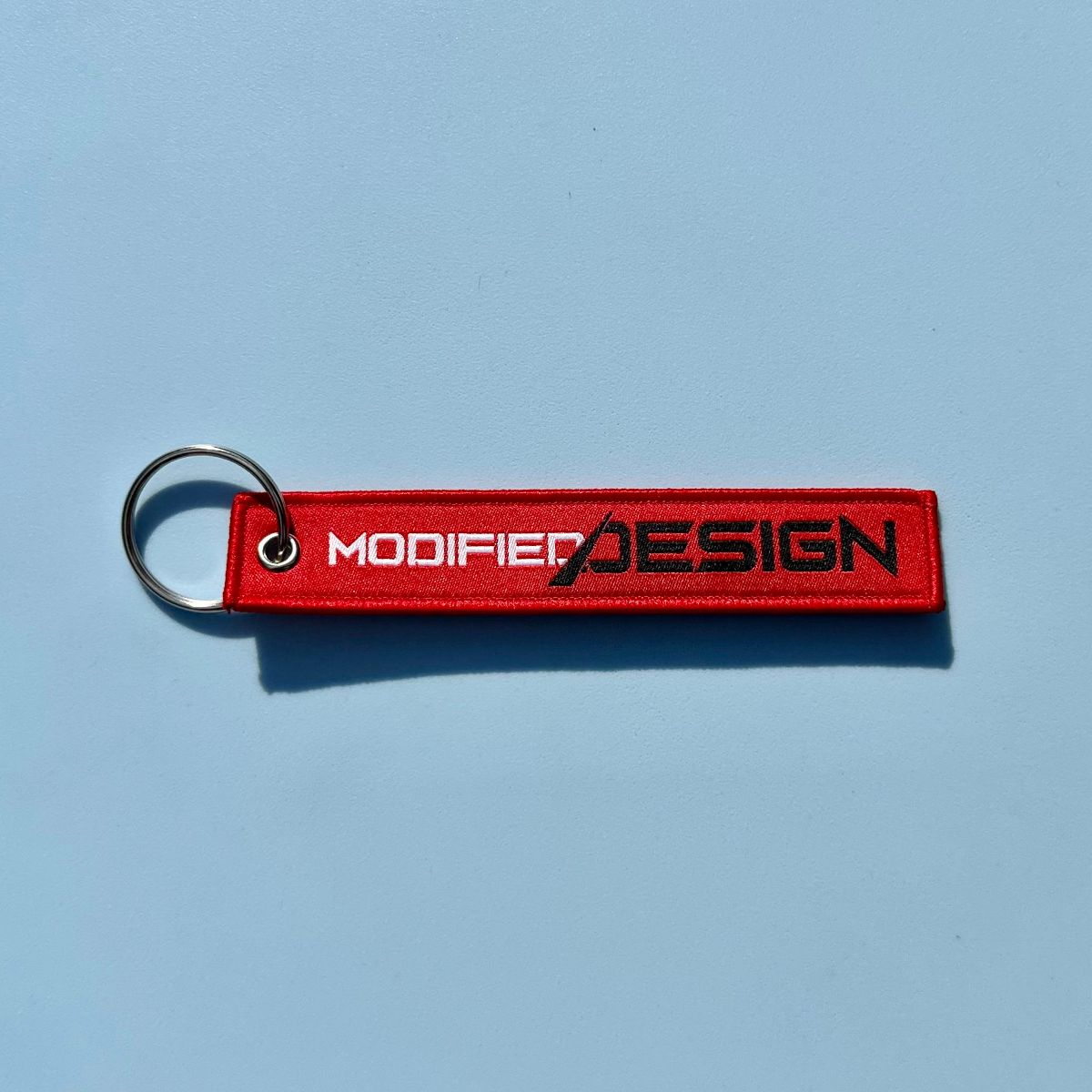 MD Slash Red Keychain