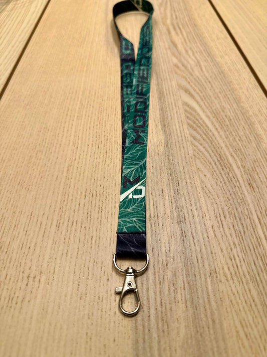 Green Tropical Lanyard