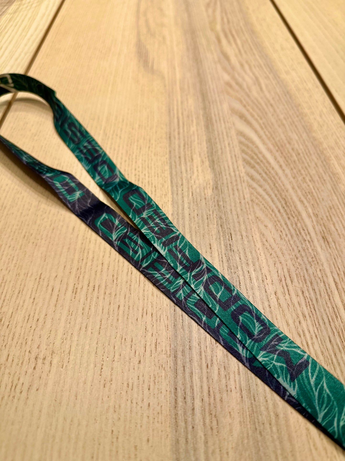 Green Tropical Lanyard